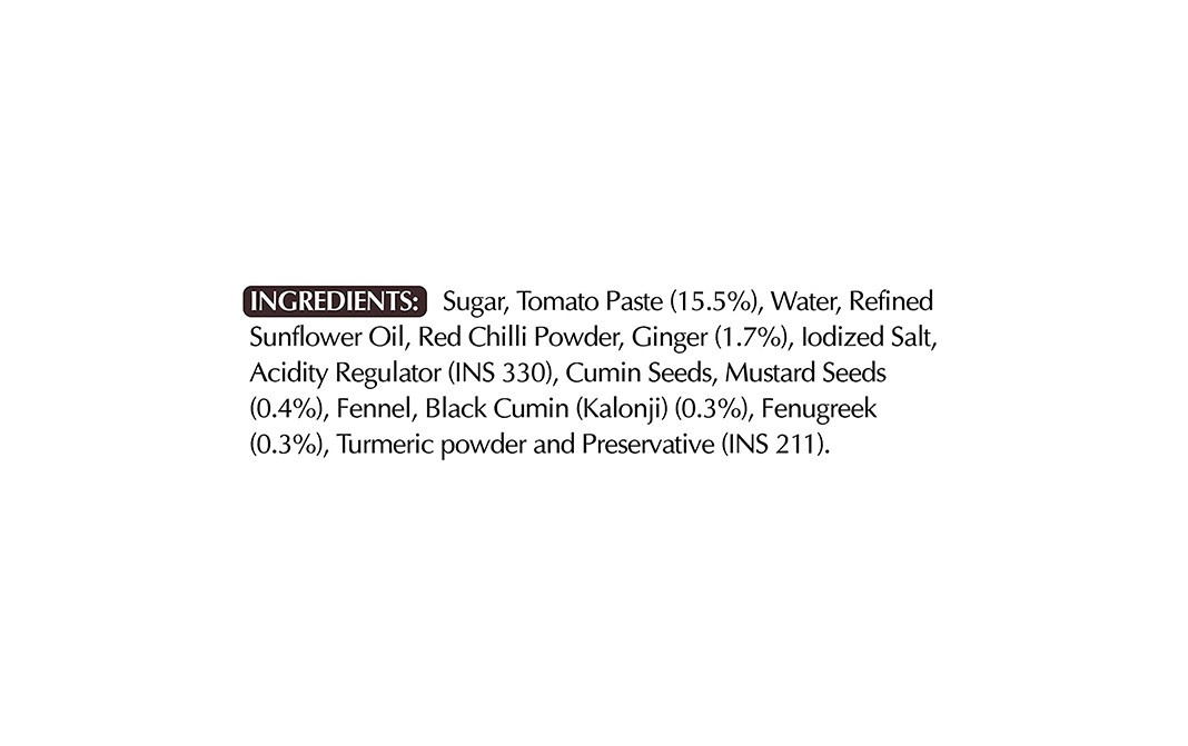 Dabur Homemade Kalonji Tamatar Chutney Sweet Tomato   Pouch  200 grams